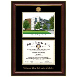 Classic Diploma Frame - Double - Campus Image